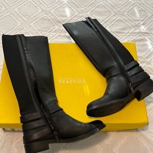 Kenneth Cole Reaction Black Boots Size 6